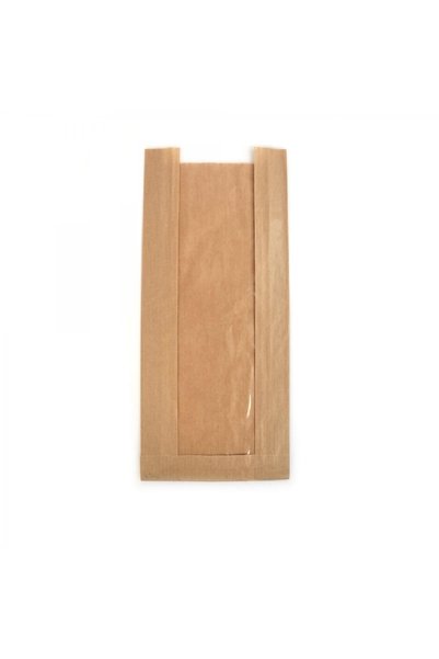 GİZPAK Kese Kağıdı Şamua 17x33x8cm Pencereli