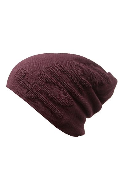 FORUM Men's Beret Embossed Patterned Claret Red Lycra Beret Model 016-819