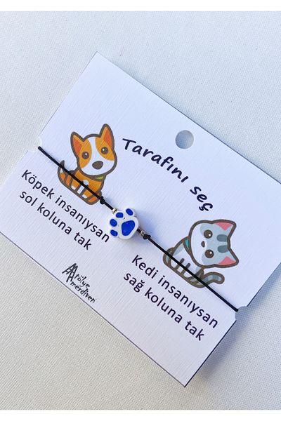 Atölye Merdiven Paw Rope Bracelet Cat Person Dog Person Animal Friendly Bracelet