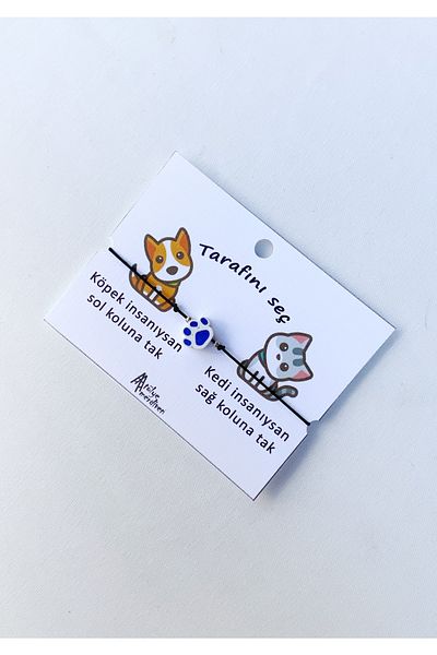 Atölye Merdiven Paw Rope Bracelet Cat Person Dog Person Animal Friendly Bracelet