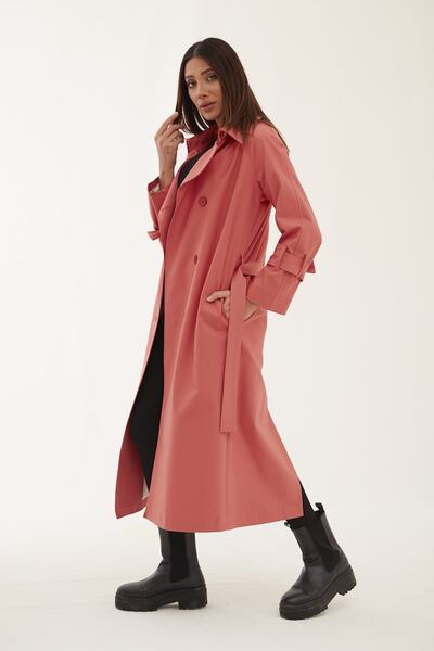 SahraAfra Mixxes Oversize Trençkot