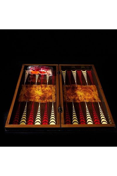 hediyeconcepti All Quality Wooden Material Piri Reis Map Custom Design Backgammon