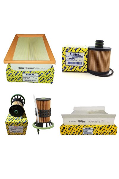 Genel Markalar Fiat Egea 1.6 D Multijet Euro 6 Filtre Bakım Seti 120 Bg Model 2016-sonrası [4lü-otodeposuset2829c]