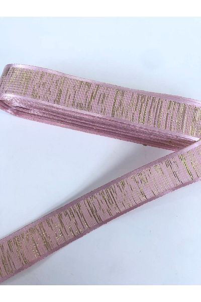 Hobigram Pink Gold Glitter Party Κορδέλα Τιμή για 1 μέτρο – Κορδέλα, Κομψό Σχέδιο, Γυναικείο Αξεσουάρ