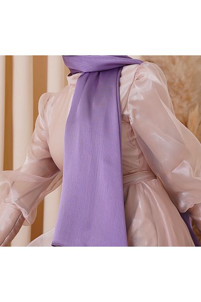 şehri şal Şehr-i Şal Janjan Shiny Evening Dress Shawl - Bright Solid Color