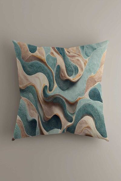 LadiesHome Husă decorativă pentru pernă decorativă digitală cu două fețe, cu ...