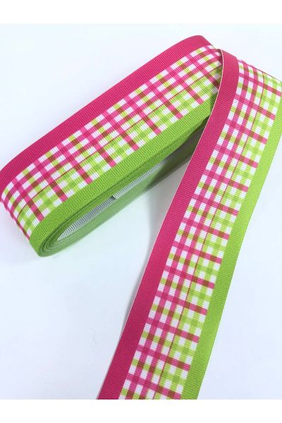 Hobigram Πράσινη φούξια τετράγωνη κορδέλα Grosgrain Η τιμή είναι για 1 μέτρο – Κορδέλα, κομψό σχέδιο, γυναικείο αξεσουάρ
