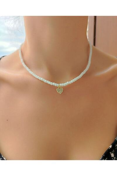 elinasaccessories Özel Tasarım El Yapımı Kolye Aytasi Kolye Doğal Taş Kolye D...