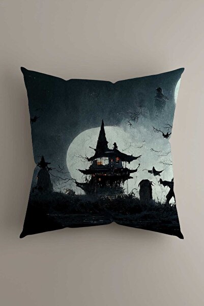 LadiesHome Husă decorativă pentru pernă decorativă digitală cu două fețe, cu ...