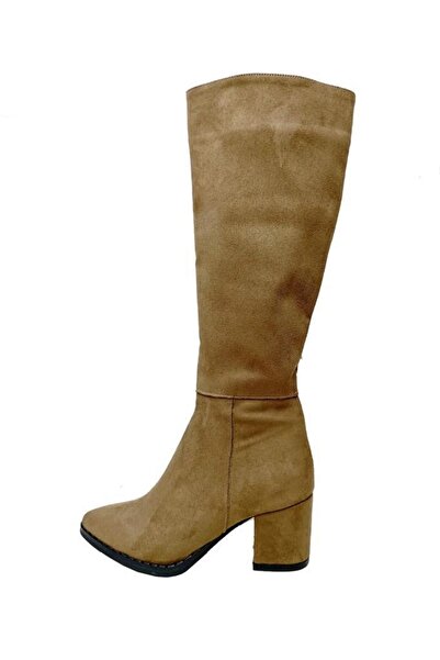 Emay 5032 Süet Trend Fashıom Kadın Çizme