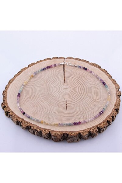 Deniz Doğal Taş قلادة من الحجر الطبيعي المعتمد بطراز 3 مم - M400