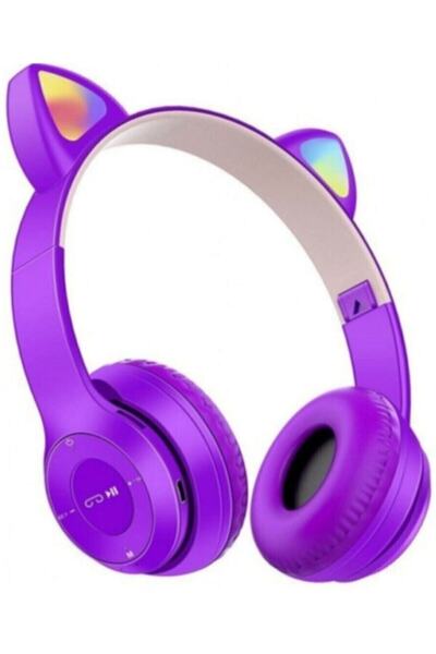 JUNGLEE P47m Bluetooth Kedi Kulaklık Katlanabilir Sd Kart Girişli Mikrofonlu ...