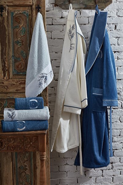 Ecocotton Derin %100 Organik Pamuk Aile Bornoz Seti