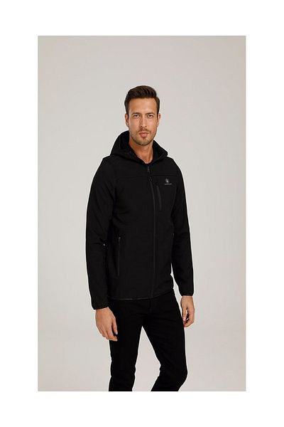 lumberjack Ανδρικό παλτό Softshell με κουκούλα Basic