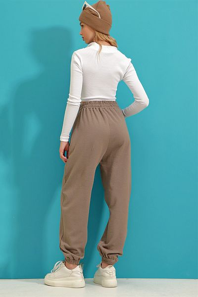 Trend Alaçatı Stili Sweatpants - Brown - Joggers