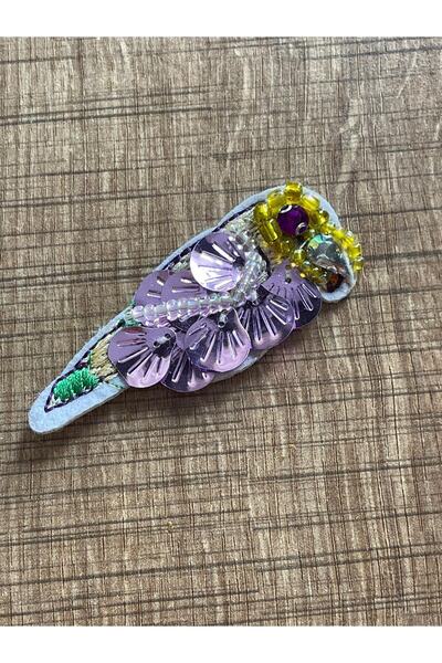 Gönülden Tasarım 7x3 Cm Paiete și Piatră Aplicație de Pasăre Patch Crestă