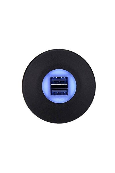 Genel Markalar Çift Usb Işıklı Araç Şarj Soketi 12-24v 4.2a