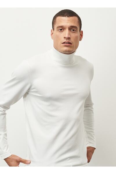 ALTINYILDIZ CLASSICS Tam Balıkçı Yaka Ekru Erkek Kazak 4a4923100508