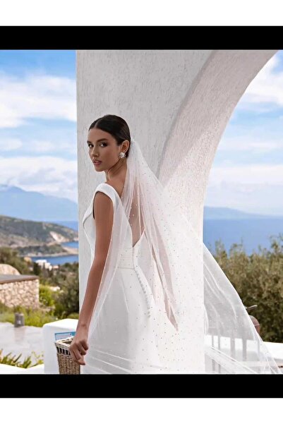 SCKN Aksesuar Bridal Veil, Wedding Dress Accessory, Wedding Veil with Pearls ...