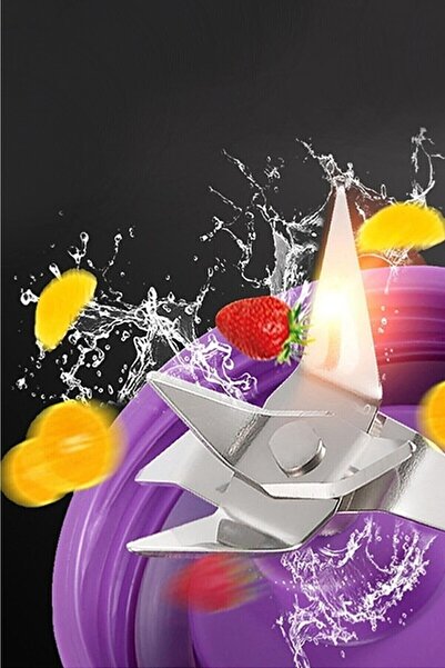 STFAST Taşınabilir El Blenderı Kişisel Mikser Usb Elektirikli Meyve Sıkacağı Mini Mikser Mutfak Robotu-mor