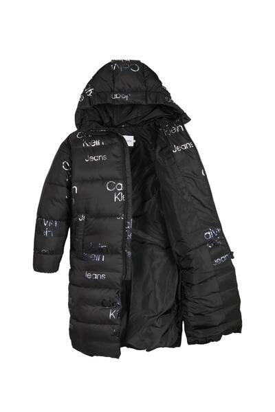 Calvin Klein Siyah Kız Çocuk Mont Ig0ıg01615