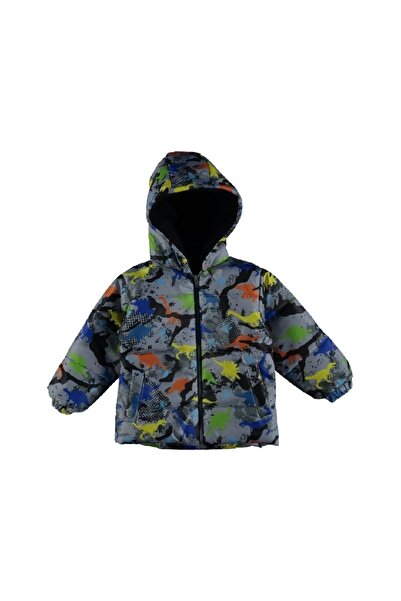 Aydino Hayvan Desenli Erkek Bebek Mont