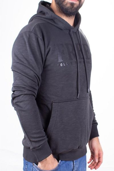 Twister Jeans Twister 1930 Anthracite Hooded Men's Sweatshirt