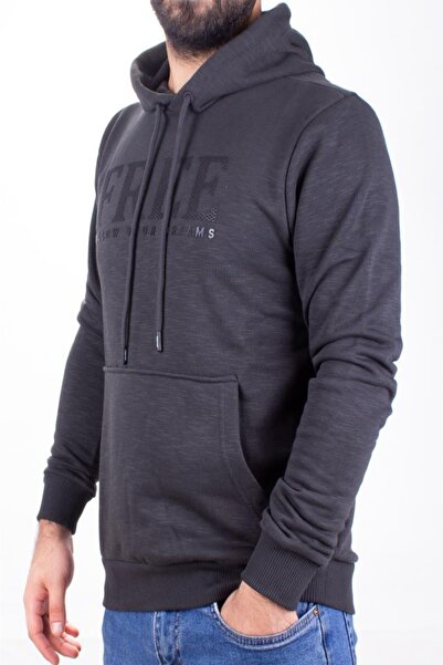 Twister Jeans Twister 1930 Anthracite Hooded Men's Sweatshirt