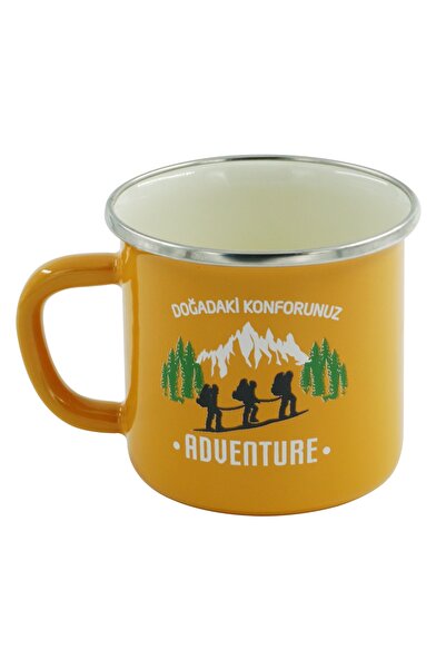 Orcamp Retro Emaye Kupa Bardak