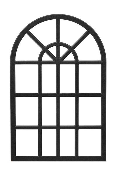 bangu Lacquer Painted Decorative Wall Frame Indian Window Mirror Channel 18mm Mdf 50X70 cm