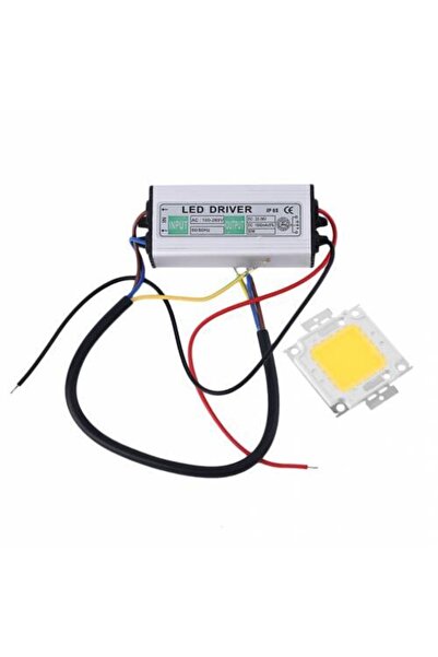 LEDONLİNE 50w Led Driver 50w Power Led Renk Beyaz 50 Watt Projektör Ledi