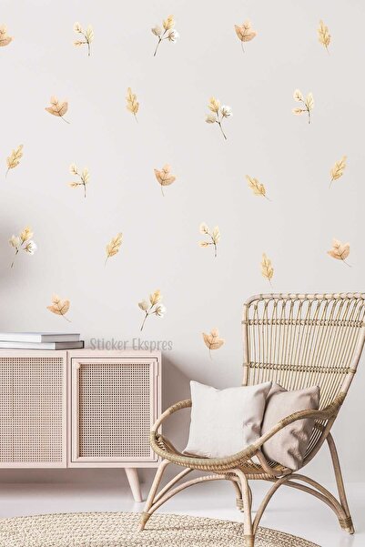 Sticker Ekspres Hazan Yaprakları Duvar Sticker Seti