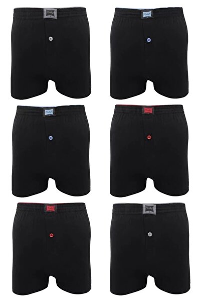 Tutku Χτενισμένα βαμβακερά Dz Boxer 117 6'l Συσκευασία |   Μαύρο