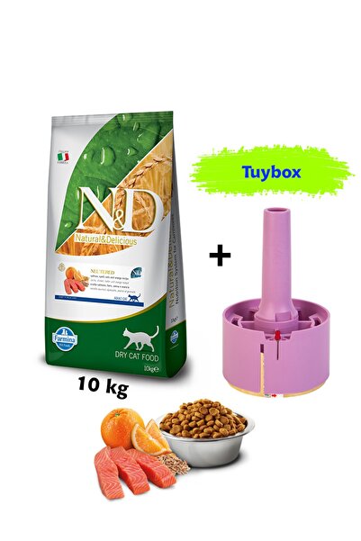 N&D Düşük Tahıllı Somonlu Kısırlaştırılmış Kedi Maması 10 Kg 8010276040046 (t...