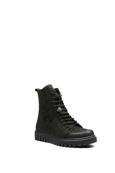 Hammer Jack 17945 Z Γυναικείες δερμάτινες μπότες/μαύρο Nubuck/μέγεθος 36