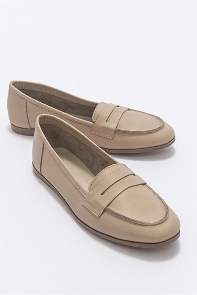 LuviShoes F02 Biscuit Skin Damen-Ballerinas