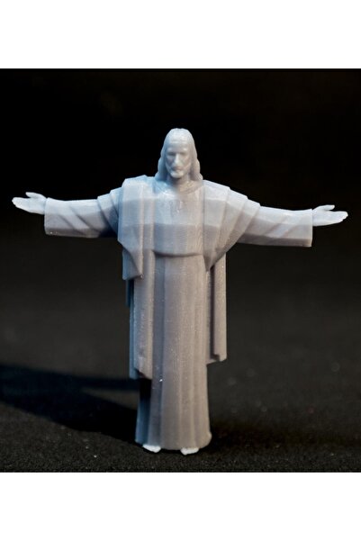 TuransoyCraft Brezilya Kurtarıcı Isa Heykeli Jesus Christ 15 Cm(büyük Boy)