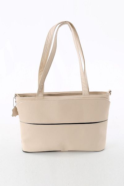 DERİNSS Dkb317 Genuine Leather Beige Women's Hand and Shoulder Bag