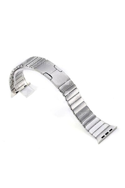 AktarMobile Watch Ultra 49 Mm Uyumlu Bilezik Kordon Baklalı Model Paslanmaz Ç...