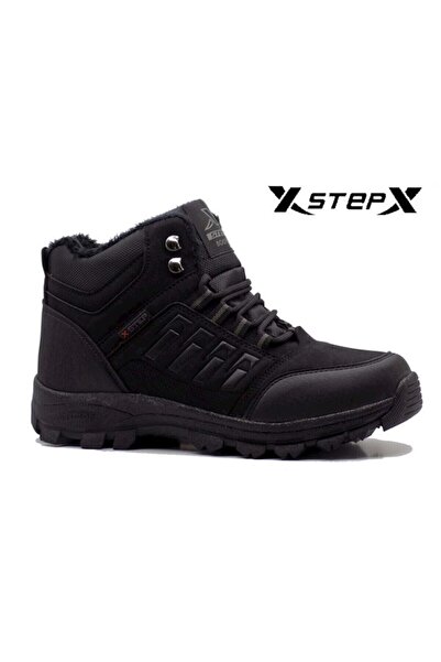 XStep Unisex Μαύρες μπότες πεζοπορίας