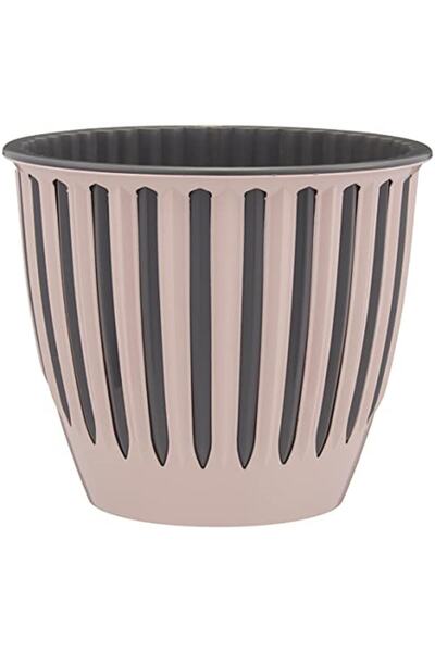 Genel Markalar Pyn5 Piyano Saksı Geçme Tabaklı Içlikli Dekoratif Saksı, Pudra...