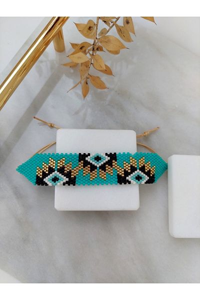 BUNİTA DESİGN Eye Detail Design Miyuki Bracelet