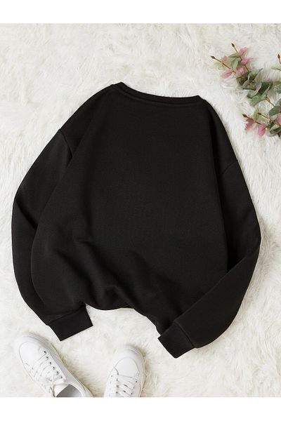 Machetta Φούτερ με 3 κλωστές Brooklyn Printed Oversize Crew Neck