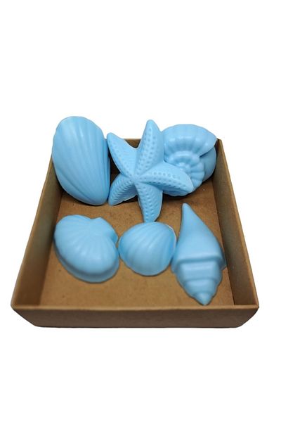 Dolce Sea Shells Ornamental Soap - Blue (Medium.4cm/6cm)