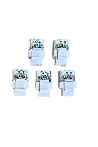 GAE Cat 3 Data Soketı Rj11 Telefon Konnektörü Keystone 10 Adet