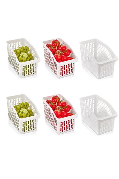Dükkanönü 6 штук кошиків для холодильника Jumbo - органайзер для шафи