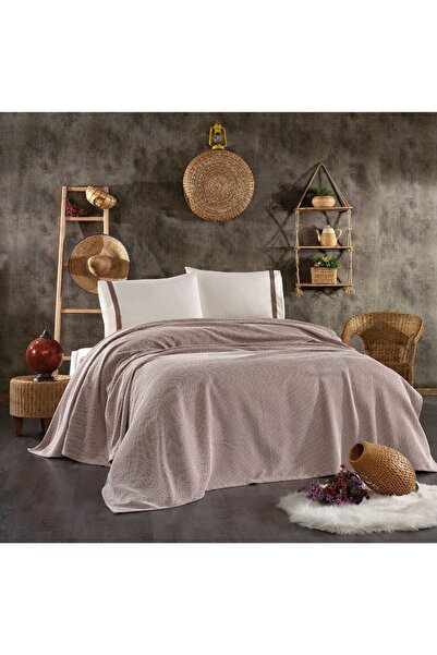 Luvana Home Mahur 4 Piece Cotton Double Cotton Pique Set Tile