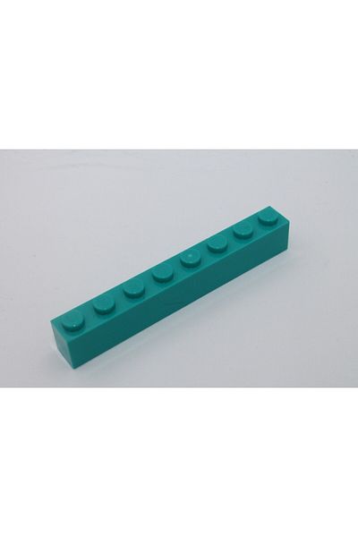 LEGO Original Accessory Custom Moc Creator Brick 1 X 8 Brick Turquoise 4 Pieces to Ship