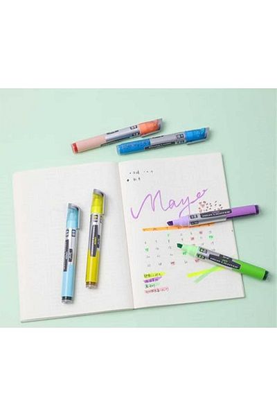 Serve Highlighter Marker Pen Liquid Pastel Yellow