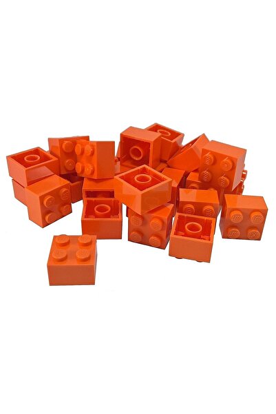LEGO Aksesuar Custom Moc Creator Brick 2 X 2 Tuğla Turuncu 4 Adet Gönderilecek